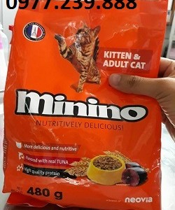 Thức ăn cho mèo minino 480