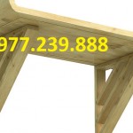 thiết kế bàn thờ chung cư gỗ