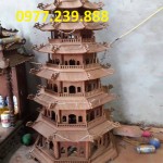 bán tháp chùa bằng gỗ hương 7 tầng