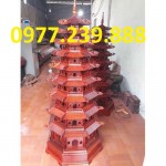 đèn thờ tháp chùa hương 7 tầng cao 1m
