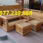 bộ sofa văng bằng gỗ sồi nga