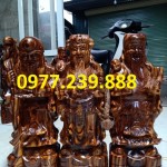bộ tượng tam đa bằng gỗ trắc 80cm